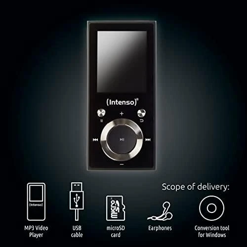 Intenso Video Scooter 1.8" 16GB juoda