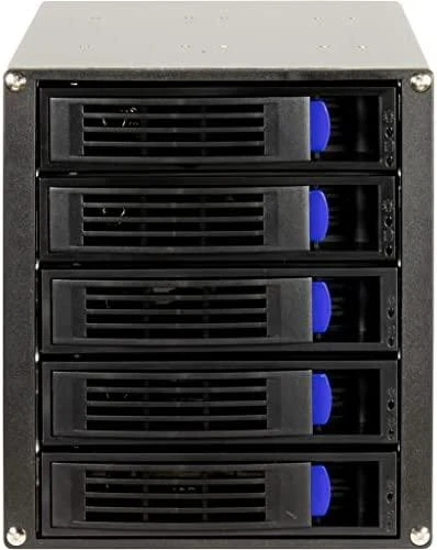 „Inter-Tech ST-5255“ kietojo disko korpusas, 2,5/3,5 colio, SAS SATA, serijinis ATA II, serijinis ATA III, 6 Gbps, karštai keičiamas, 88887370