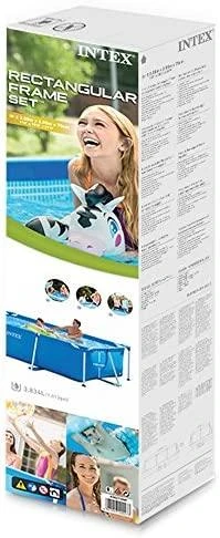 Baseinas Intex stačiakampės formos, 3x2m, Mėlynos spalvos