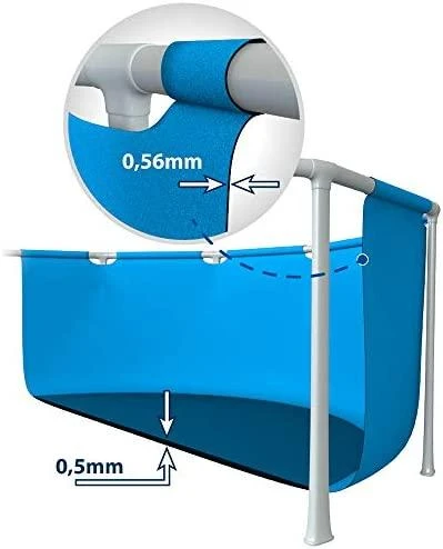 Baseinas Intex stačiakampės formos, 3x2m, Mėlynos spalvos