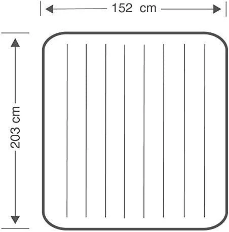 Intex Dura-Beam pripučiama lova su siurbliu, mėlyna, 152x203x25 cm