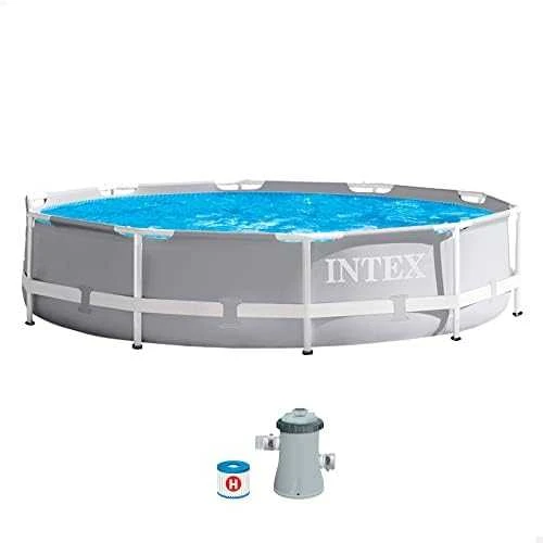 Intex Prism Frame Premium Pool Pilkas, 305x76 cm
