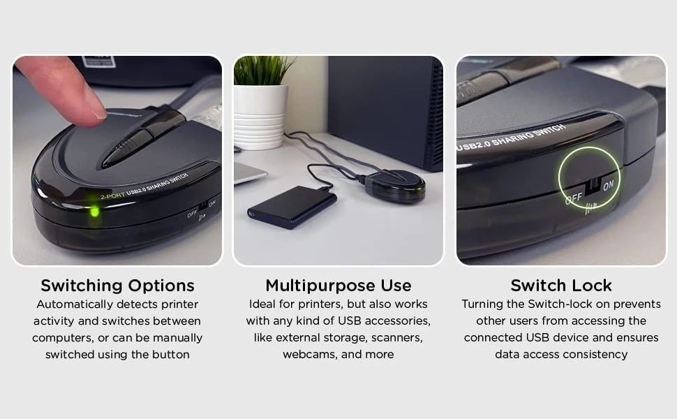 IOGear 2-Port PrinterShare (GUB231)