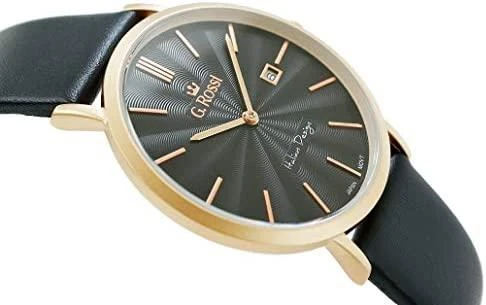G.Rossi Laikrodis vyrams G. ROSSI - 10853A - SLIM (zg184h) + dėžutė