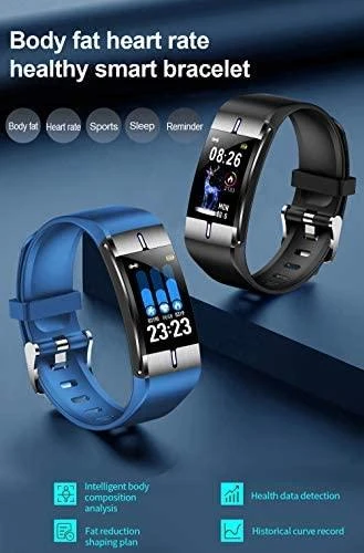 Išmanioji apyrankė Maxcom Fit FW34, Sidabrinės spalvos korpusas su juodos spalvos apyranke