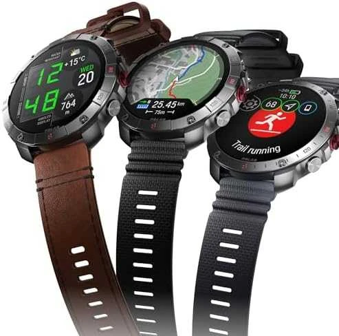 Išmanusis laikrodis Polar Grit X2 Pro su širdies ritmo matavimo diržu, Juodas