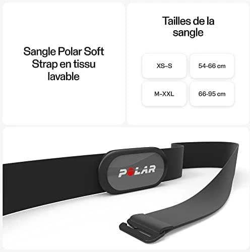 Širdies ritmo matavimo diržas Polar H9, Juodos spalvos, XS-S