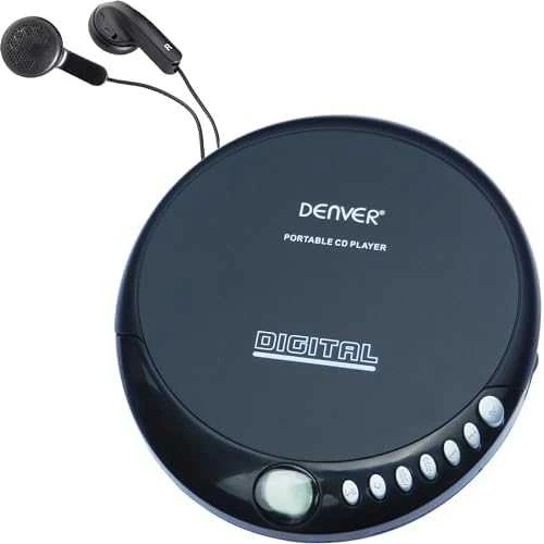 Denver DM-24MK2 Nešiojamas kompaktinių diskų grotuvas Juoda, Pilka