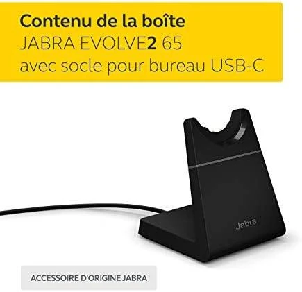 Jabra Ladestnder fr Evolve2 65. juodas