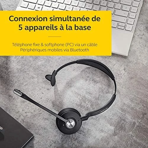 Ausinės Ausin. Jabra Engage 75 Mono 9556-583-111 (Pažeista pakuotė)