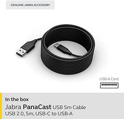Jabra PanaCast 50 5m USB kabelis USB 3.0, 5m, USB-C į USB-A