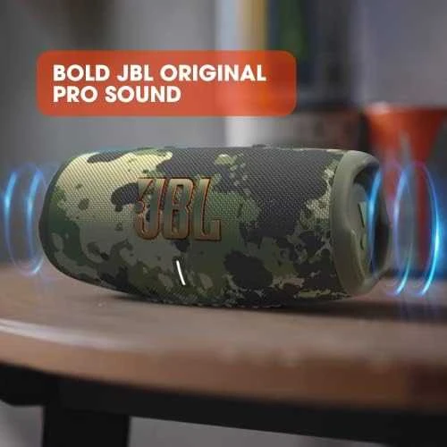JBL Charge 5 nešiojama kolonėlė, Kamufliažinės spalvos