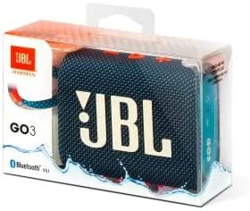 Nešiojama kolonėlė JBL Go 3 BT, tamsiai mėlyna