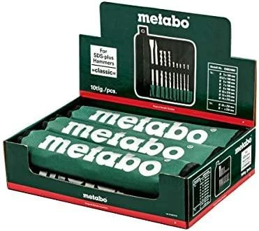 Grąžtas Grąžtų komplektas Metabo; SDS-plus; 10 vnt.