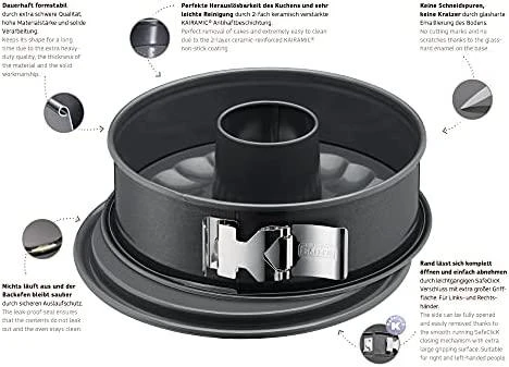 Kaiser "La Forme Plus" 26 cm tortų kepimo forma