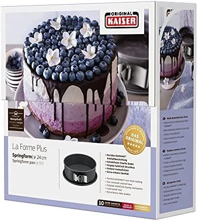 KAISER La Forme Plus spyruoklinė keptuvė plokščiu dugnu 24 cm