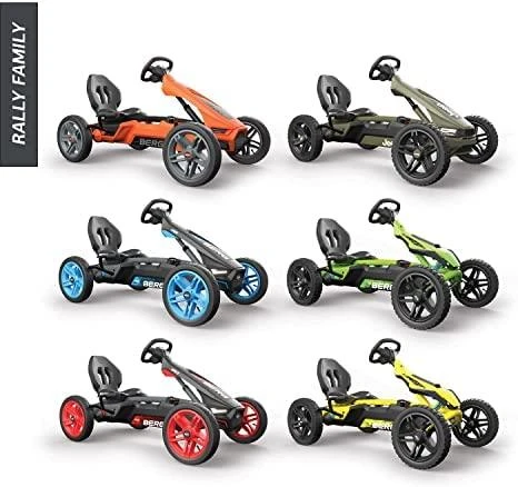 BERG Rally NRG oranžinis mašinėlė-kartingas