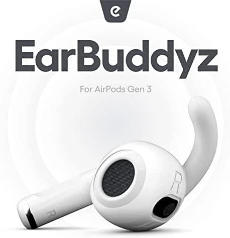 KeyBudz EarBuddyz skirta AirPods 3 - Baltas