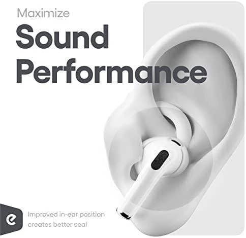 KeyBudz EarBuddyz skirta AirPods 3 - Baltas