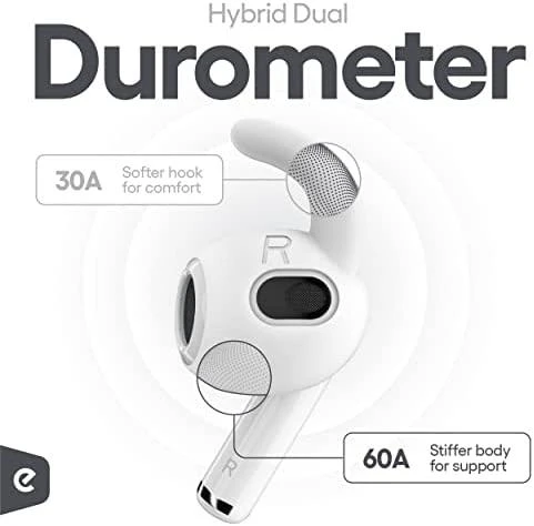 KeyBudz EarBuddyz skirta AirPods 3 - Baltas
