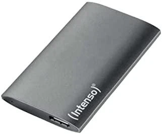 Kietasis diskas „Intenso“ išorinis nešiojamasis SSD 1,8 colio 256 GB, „Premium Edition“, USB 3.0, antracitas