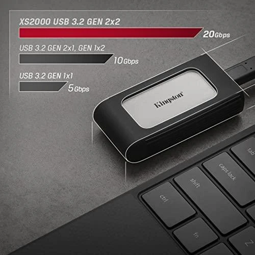 Kietasis diskas KINGSTON 4TB PORTABLE SSD XS2000