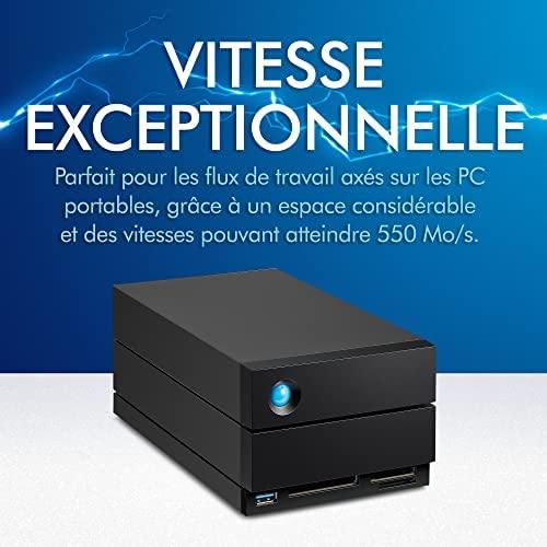 Kietasis diskas LaCie 2big Dock V2 USB-C 20TB Thunderbolt 3 USB 3.2