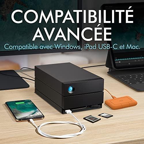 Kietasis diskas LaCie 2big Dock V2 USB-C 20TB Thunderbolt 3 USB 3.2