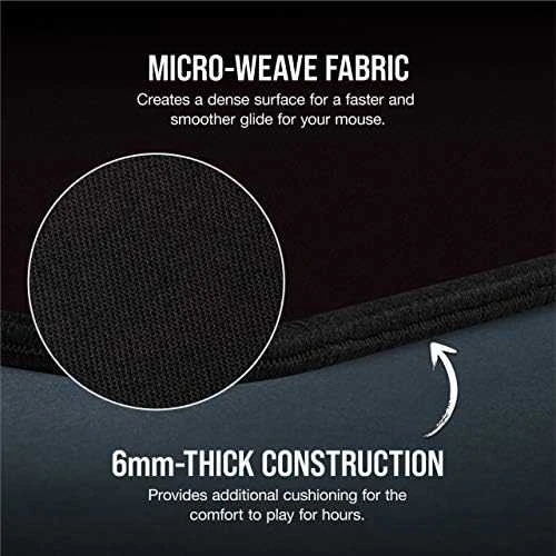 Pelės kilimėlis žaidimams Corsair MM350 PRO Premium Spill-Proof Cloth Gaming Mouse Pad – Extended XL, Juodas