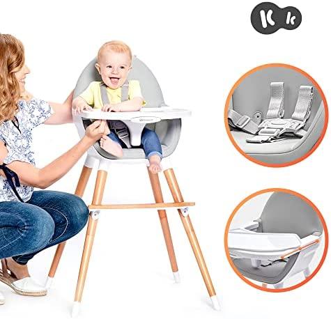 KINDERKRAFT maitinimo kėdutė FINI juoda