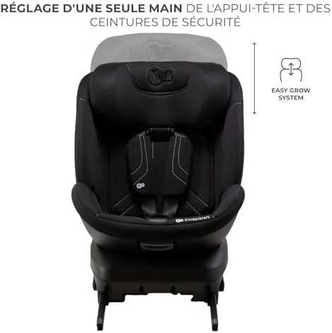 Kinderkraft KINDENKRAFT automobilinė kėdutė 40-150 cm, XPEDITION 3 i-size, juodas, KCXPED03BLK0000