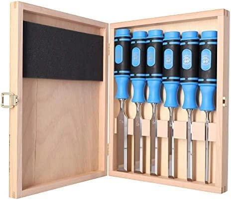 Kirschen Firmer Chisel Set 6 vnt 1108 HK medinėje dėžutėje 1108000