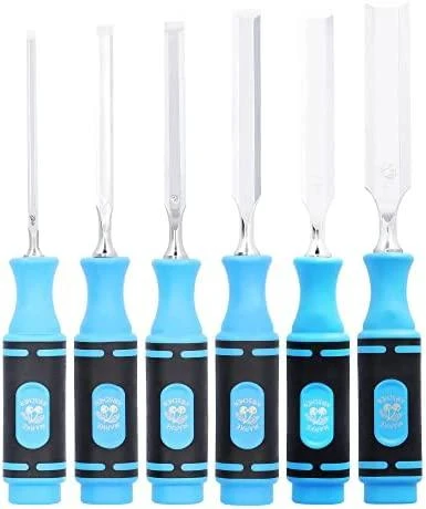 Kirschen Firmer Chisel Set 6 vnt 1108 HK medinėje dėžutėje 1108000