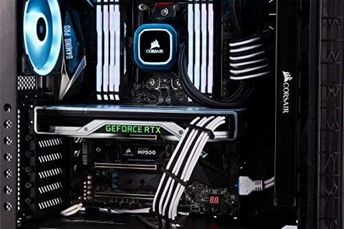 „Corsair Premium Sleeved“ priekinio skydelio kabelio prailginimo rinkinys, juodas