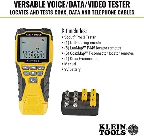 „Klein Tools Tester“ kabelis Scout Pro 3 (VDV501-851)
