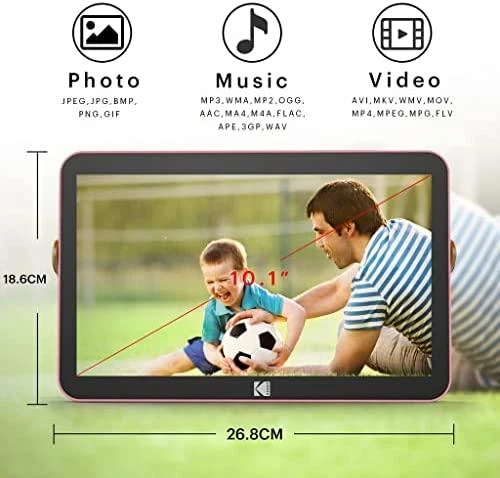 Nuotraukų rėmelis Kodak LED HD 10" WiFi 13GB RWF-108 Ruda - rožinė