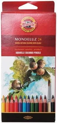 Akvareliniai pieštukai Mondeluz Koh-i-noor 24 sp