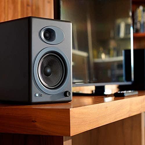 Kompiuterio kolonėlės AudioEngine A5+ 100 W kolonėlė, Juodos spalvos