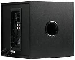 Kompiuterio kolonėlės Fenda F&D F550X 2.1 daugialypės terpės garsiakalbiai, 56 W RMS (14 Wx2 + 28 W), 2x3 colių palydovai + 6,5 colio žemųjų dažnių garsiakalbis, BT 5.0 / NFC / AUX / USB / FM / SD kortelių skaitytuvas / kelių spalvų LED / LED Ekranas / nuotolinio valdymo pultas /Medinis/Juodas