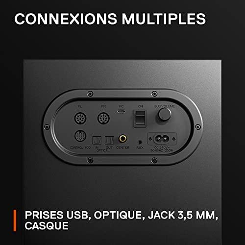 Kompiuterio kolonėlės SteelSeries Arena 9, Juodos spalvos