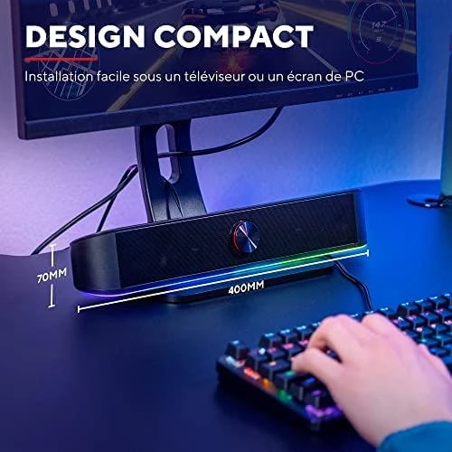 Namų kino sistema TRUST GXT 619 Thorne RGB kolonėlė