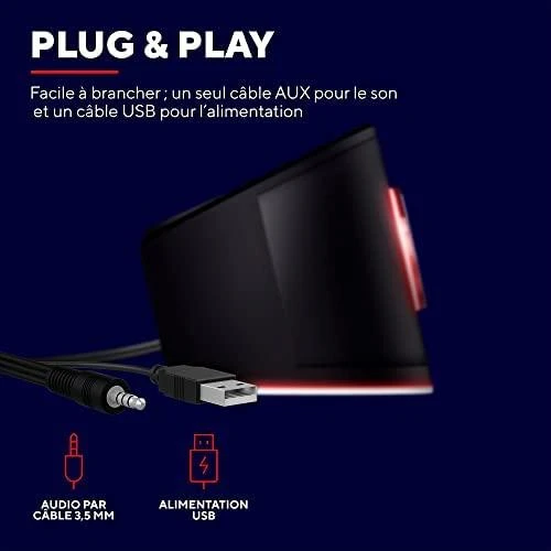 Namų kino sistema TRUST GXT 619 Thorne RGB kolonėlė
