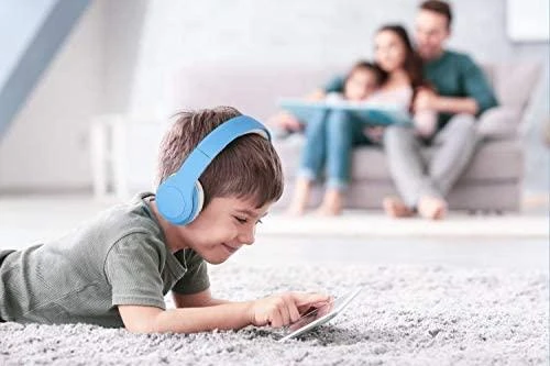 Kruger & Matz belaidės ausinės vaikams modelis Street Kids Mėlynos