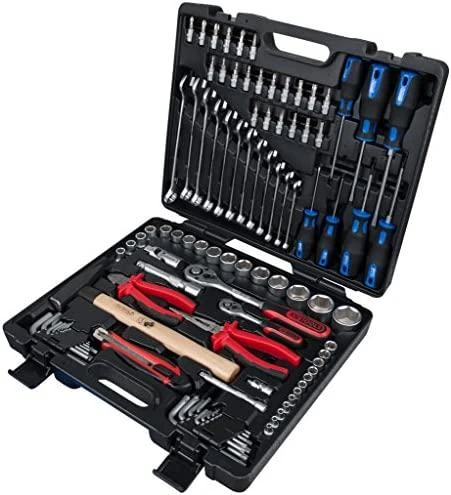 1/4"+1/2" universalus įrankių komplektas 97pcs, KS Tools
