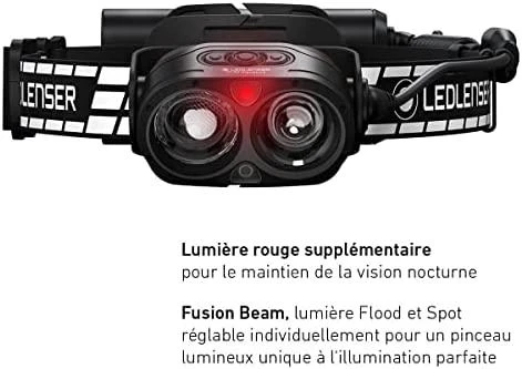 LED Lenser Galvos Žibintas - Ledlenser H19R Juodas