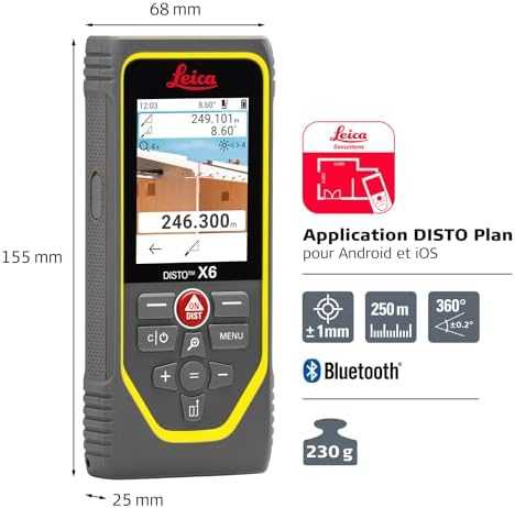 Leica Geosystems Lazerinis atstumų matuoklis Leica Disto X6 P2P