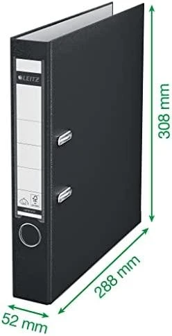 Segregator Leitz 180° dźwigniowy A4 50mm Šviesiai mėlynas (10155030/10151230)
