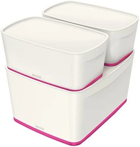 Daiktadėžė LEITZ MyBox su dangteliu, didelė