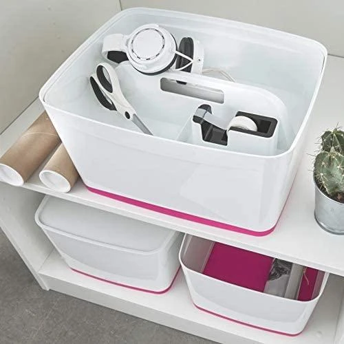 Daiktadėžė LEITZ MyBox su dangteliu, didelė