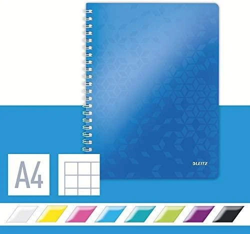 Leitz Kołonotatnik Mėlyna WOW A4 (46380036)